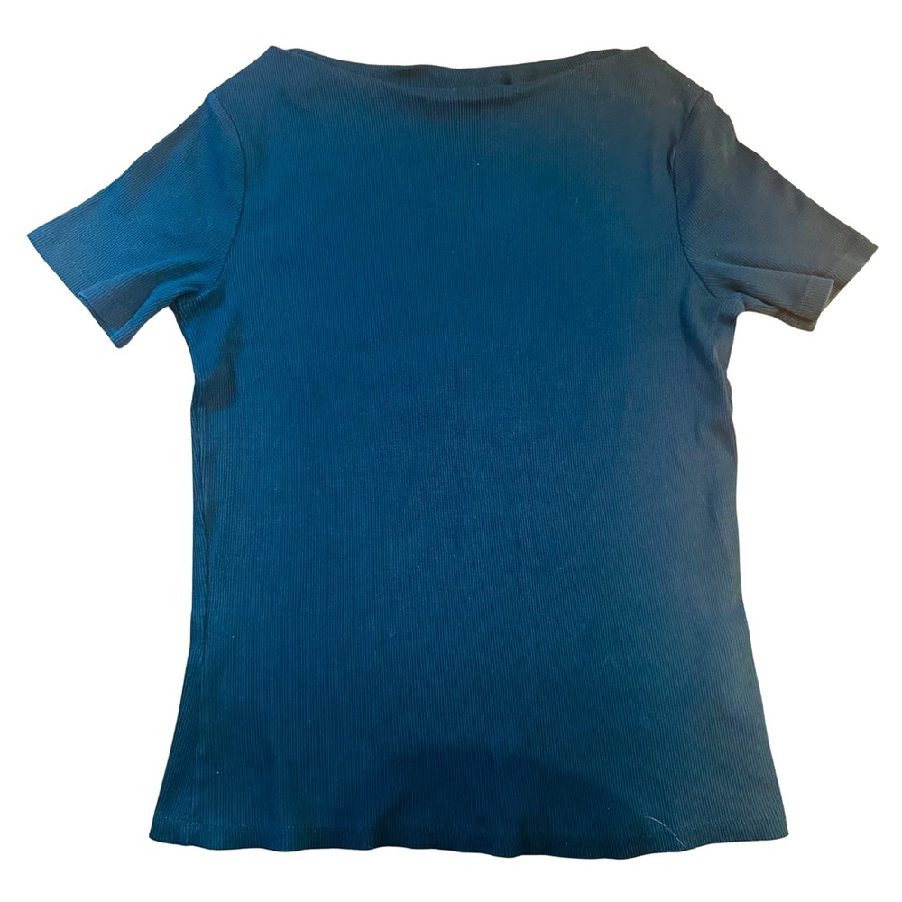 Zara Women's Teal Short Sleeve Top